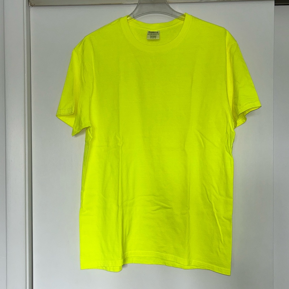 Port and Company Yellow Short Sleeve Tee Vibrant Comfort